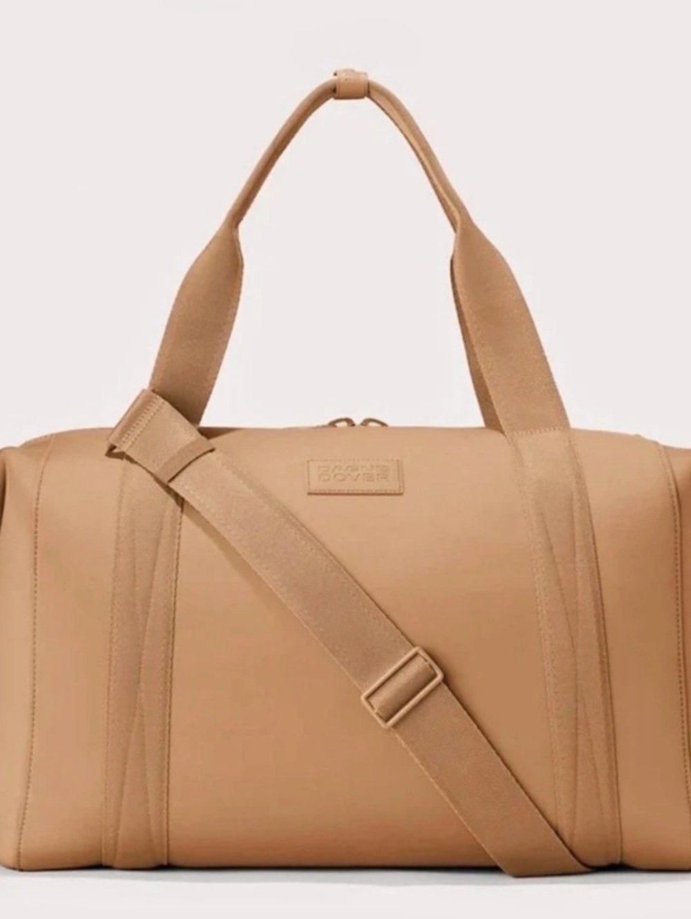Dagne Dover Landon Carryall Travel Bag in Camel size XL Like New
